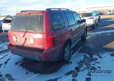 2005 Honda Pilot Ex-L z USA, uszkodzony, nr VIN 2HKYF18535H573394